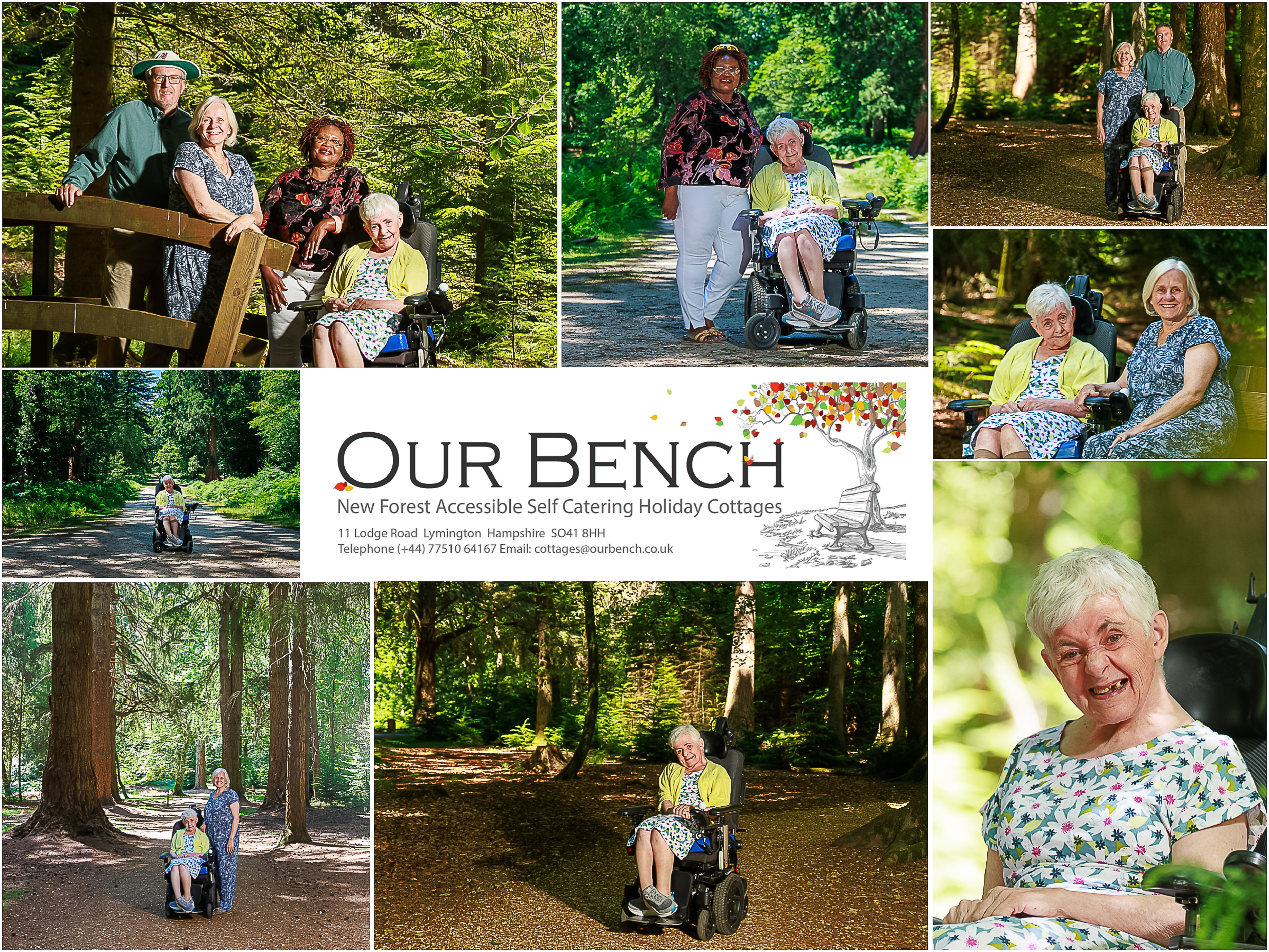 Ruth and Familu Ruth on her New Forest Respite Break